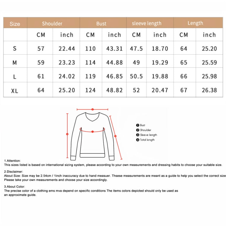 Women Casual Pullover Sweater Round Neck Wave Pattern Collision Color Knitted Sweater