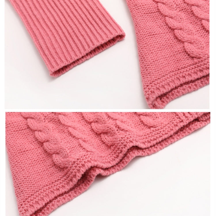 Women V-neck Sweater Half-body Skirt Two-piece Knitting Suit