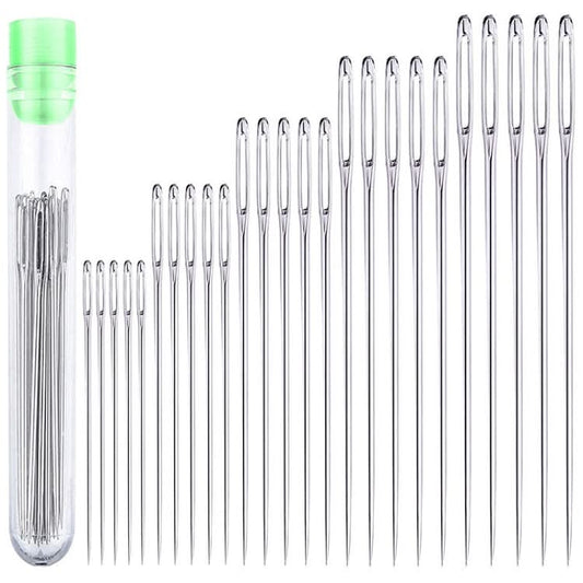 Big Eye Stainless Steel Embroidery Sewing Needle Tool Set Reluova