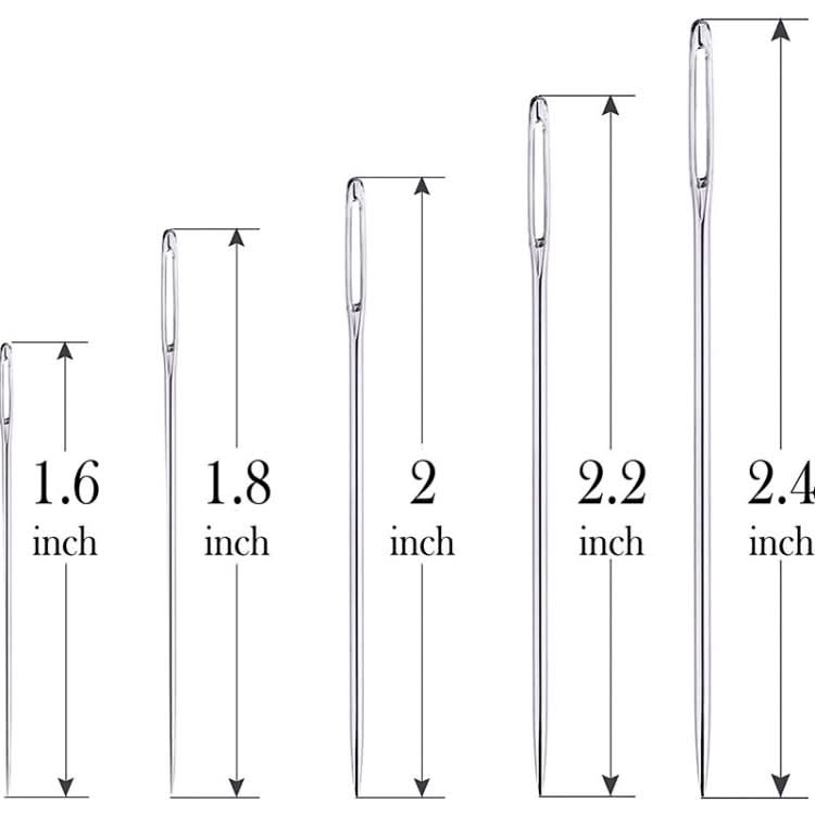 Big Eye Stainless Steel Embroidery Sewing Needle Tool Set Reluova