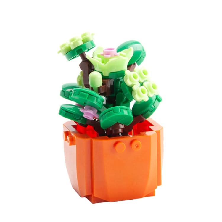 CAYI Potted Plant Building Blocks Office Decoration Small Particles Assembly Puzzle Toys Reluova