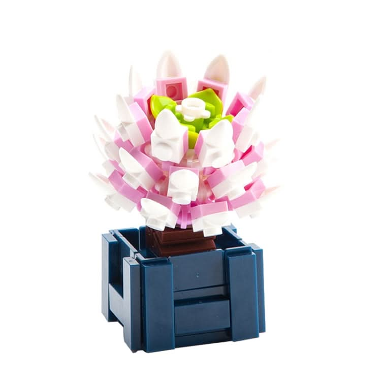 CAYI Potted Plant Building Blocks Office Decoration Small Particles Assembly Puzzle Toys Reluova