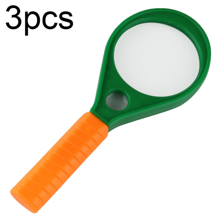 3pcs Elderly Reading Handheld Bifocal Magnifier HD Magnifying Glass