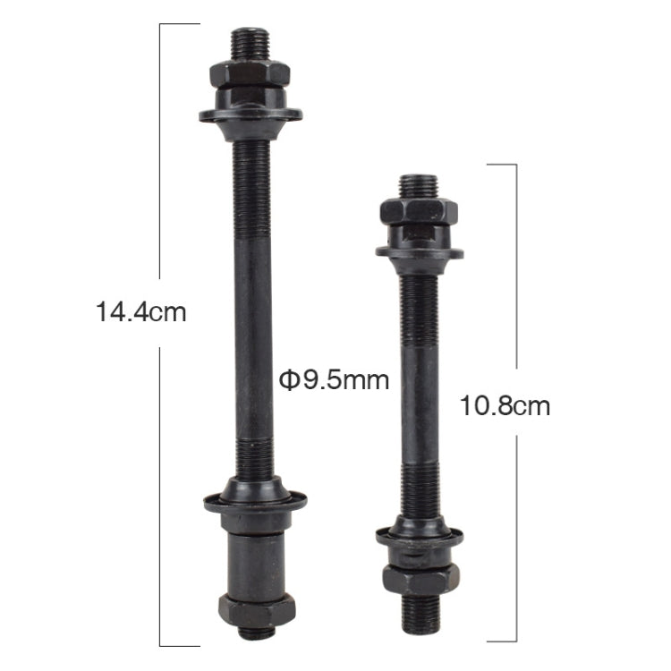 Bicycle Hollow Shaft Hub Quick Release Rod Bearing Modification Accessories, Specification: Rear Axle Reluova