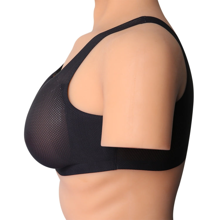 CD Crossdressing Silicone Fake Breast Vest Underwear