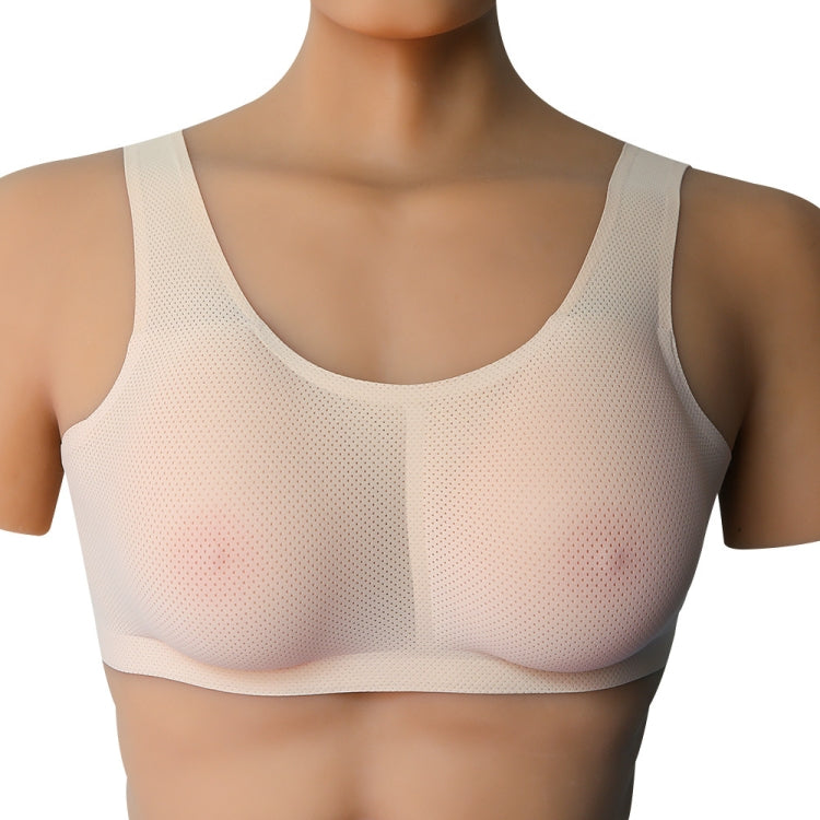 CD Crossdressing Silicone Fake Breast Vest Underwear