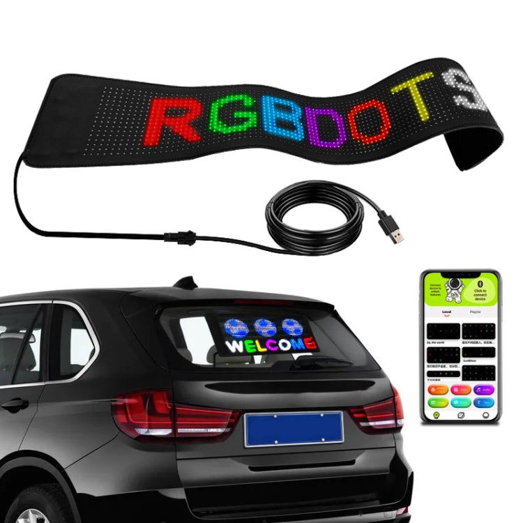 Car LED Flexible Display Cell Phone APP Control Bluetooth Connection ÎҵÄÉ̵ê