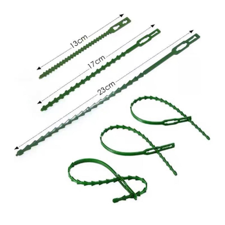 Multi-Purpose Garden Plants Fishbone Cable Ties, Length: 23cm/50pcs My Store