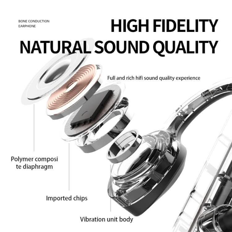 K69 Bluetooth Headset Sound Conduction Binoconic Business Sports Earphone