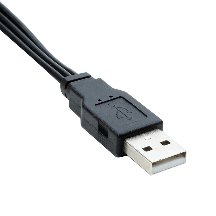 USB to 3 RCA Bus 1 Male 3 Female AV Audio Cable