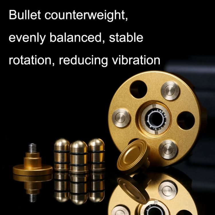 EDC Removable Fingertip Spinner Revolver Clip Pure Brass Stress Relief Toys Reluova