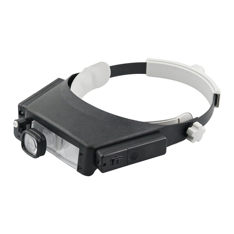 81007-P LED Light Head-Mounted Electronic Repair Tool Magnifying Glass Reluova