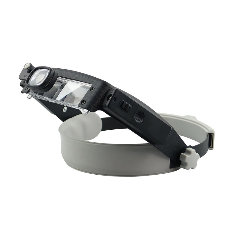 81007-P LED Light Head-Mounted Electronic Repair Tool Magnifying Glass Reluova