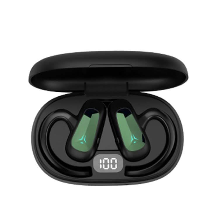 Bone Conduction Concepts Digital Display Stereo Bluetooth Earphones, Style: