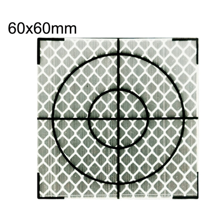 FP001 Diamond Tunnel Mapping Reflective Sticker Monitoring Measurement Point Sticker, Size: 60x60mm Reluova