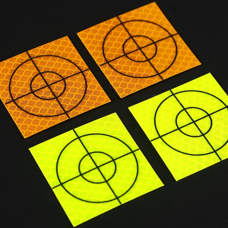 FP001 Diamond Tunnel Mapping Reflective Sticker Monitoring Measurement Point Sticker, Size: 60x60mm