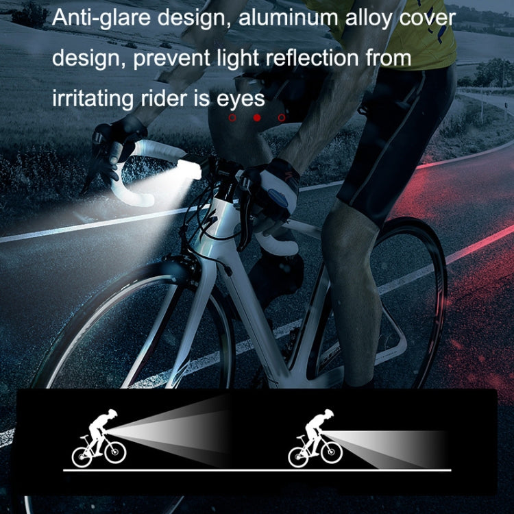 Bicycle Light USB Charging Outdoor LED Riding Lamp Set, Style: Reluova