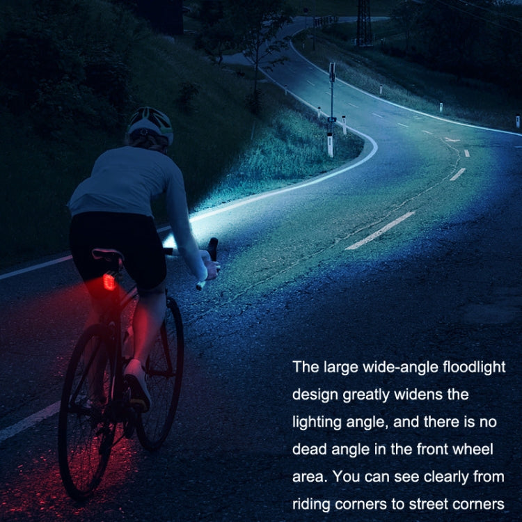 Bicycle Light USB Charging Outdoor LED Riding Lamp Set, Style: Reluova