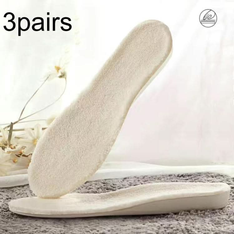 3pairs Winter Velvet Insoles Warm Inner Height Increase Insoles, Series 2 Reluova