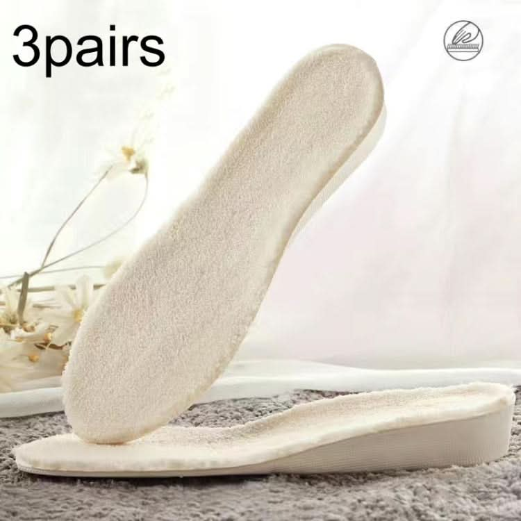 3pairs Winter Velvet Insoles Warm Inner Height Increase Insoles, Series 1 Reluova