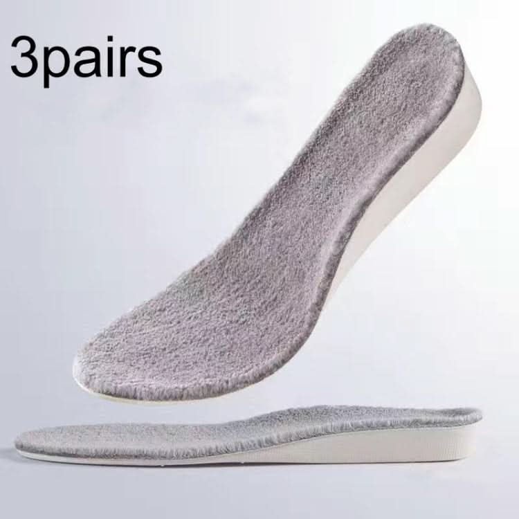 3pairs Winter Velvet Insoles Warm Inner Height Increase Insoles, Series 1 Reluova