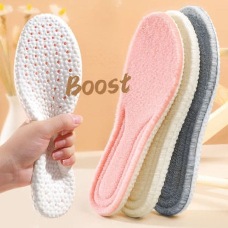 5pairs  Highly Elastic Boost Particles Warm Insoles Plush Insoles-Reluova