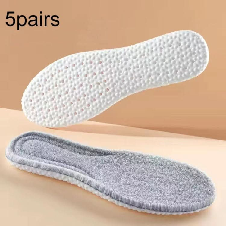 5pairs  Highly Elastic Boost Particles Warm Insoles Plush Insoles-Reluova