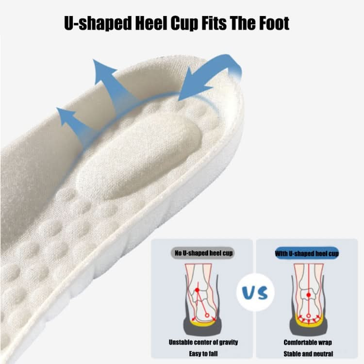 6pairs Children Foam Insoles Soft Breathable Cuttable Sports Insoles-Reluova