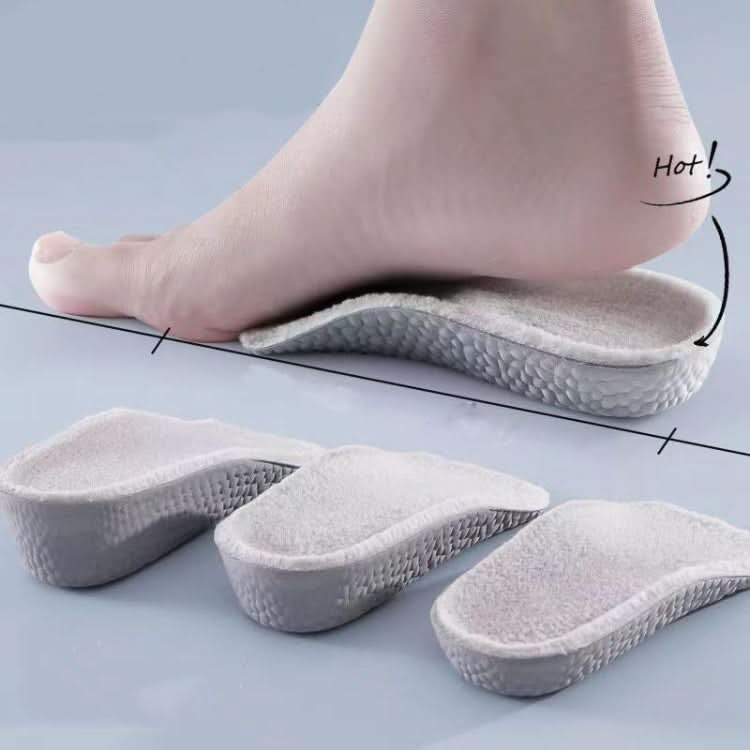 Cashmere Boost Height Increased  Half Insoles Warm Insoles Reluova