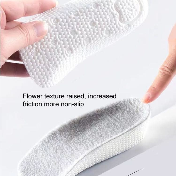 Cashmere Boost Height Increased  Half Insoles Warm Insoles Reluova