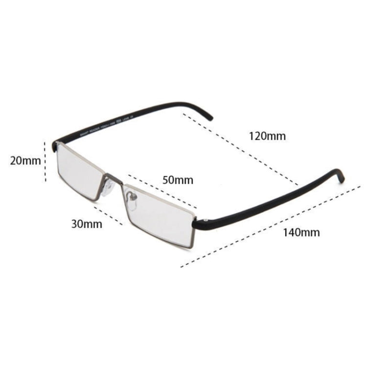 TR90 Seniors Clear Glasses With Portable Case Lightweight Presbyopic Glasses Reluova