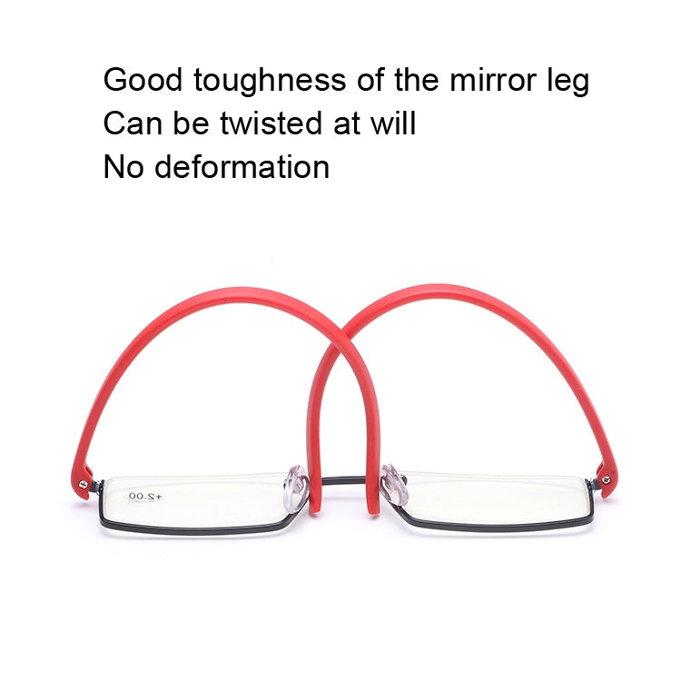 TR90 Seniors Clear Glasses With Portable Case Lightweight Presbyopic Glasses Reluova