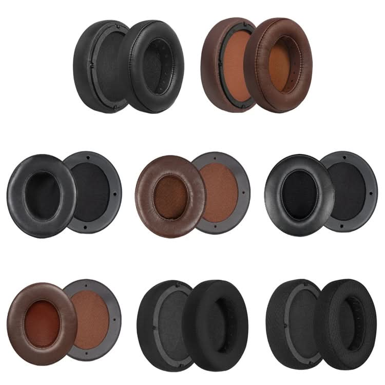 For Edifier W855BT 2pcs Headset Soft and Breathable Sponge Cover, Color: Black Protein