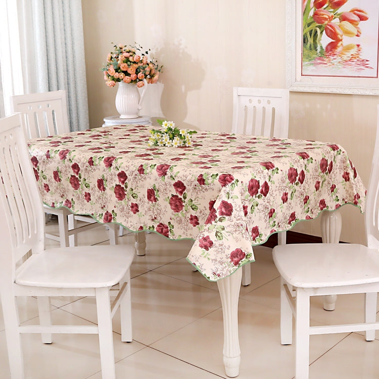 PEVA Oil&Water Resistant Coffee Table Tablecloth, Series 1 My Store