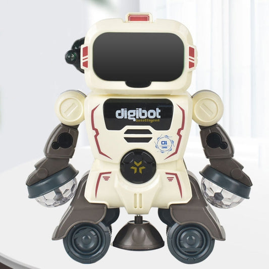 Intelligent Early Education Sound and Light Mechanical Robot Toys Reluova