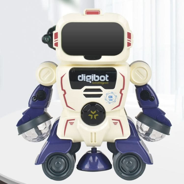 Intelligent Early Education Sound and Light Mechanical Robot Toys Reluova