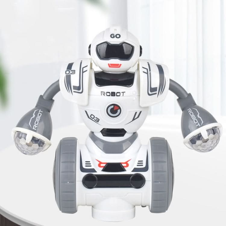 Intelligent Early Education Sound and Light Mechanical Robot Toys Reluova