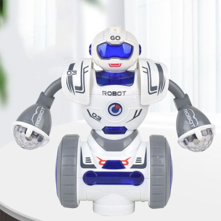 Intelligent Early Education Sound and Light Mechanical Robot Toys Reluova