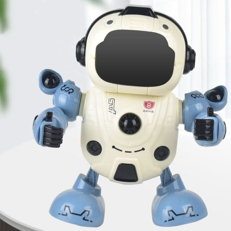 Intelligent Early Education Sound and Light Mechanical Robot Toys Reluova