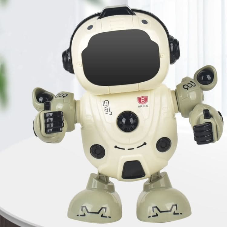 Intelligent Early Education Sound and Light Mechanical Robot Toys Reluova