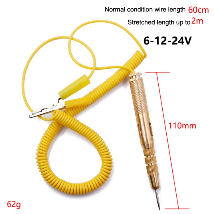 2pcs 6-24V Car Circuit Test Pen LED Multi Function Test Passing Test Light Test Light Test Pen