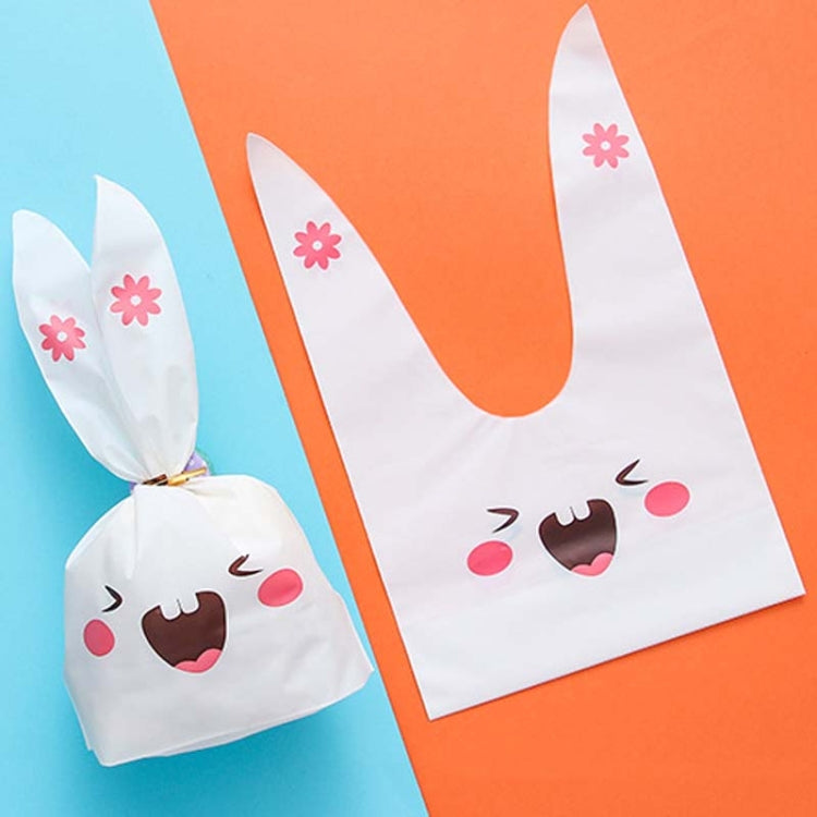 1bag Cartoon Rabbit Ears Gift Packaging Bags Candy Baking Snowflake Cookies Bags