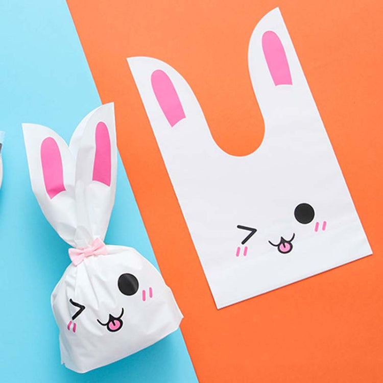 1bag Cartoon Rabbit Ears Gift Packaging Bags Candy Baking Snowflake Cookies Bags