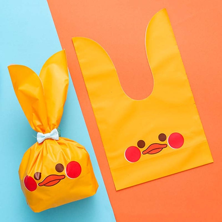 1bag Cartoon Rabbit Ears Gift Packaging Bags Candy Baking Snowflake Cookies Bags