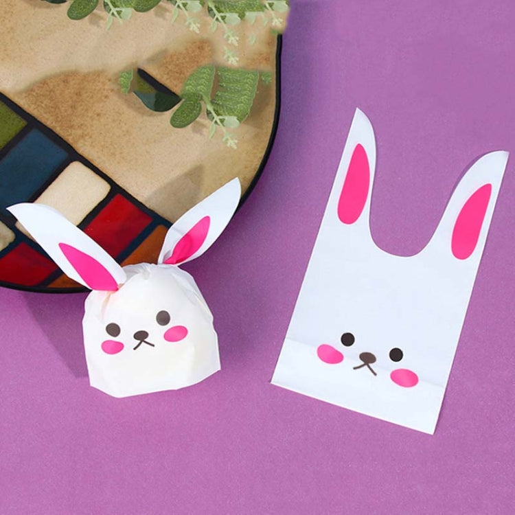 1bag Cartoon Rabbit Ears Gift Packaging Bags Candy Baking Snowflake Cookies Bags