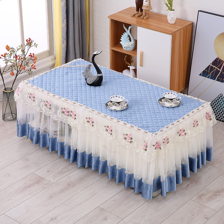 Simple Fabric Lace Rectangular Tablecloth, Series 2 My Store