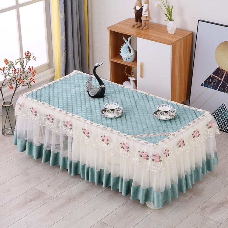 Simple Fabric Lace Rectangular Tablecloth, Series 1 My Store