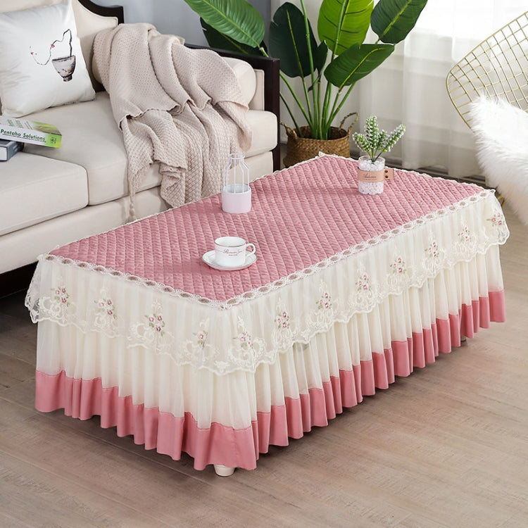 Simple Fabric Lace Rectangular Tablecloth, Series 4 My Store