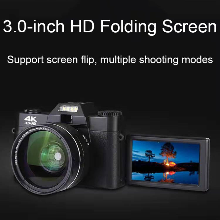 R10 4K HD 48MP Retro Foldable Screen Digital Camera Reluova