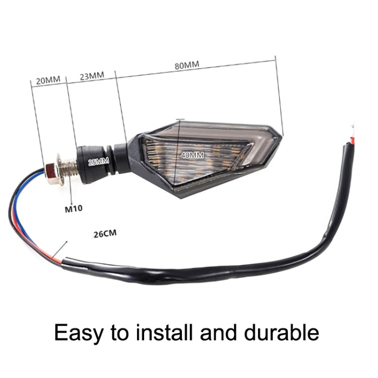 MK-236 4pcs 22LED Motorcycle V Line Two Color Turning Light Signal Angle Light ÎҵÄÉ̵ê